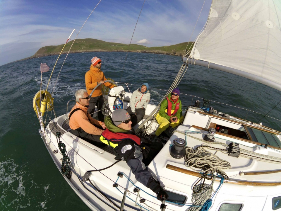 Preparations for 3 Peaks Yacht Race